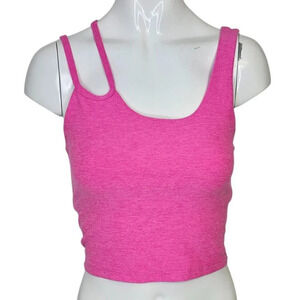 Beyond Yoga Spacedye Shapeshift Cropped Tank Size XS Pink